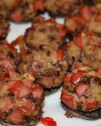 Фаршированные белые грибы