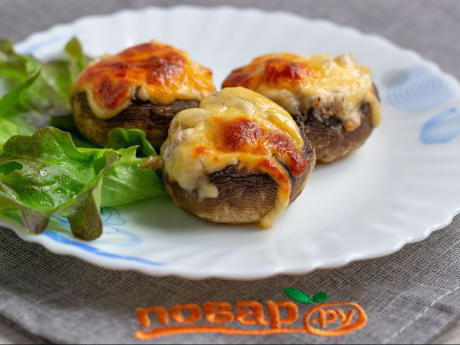 Рецепт фаршированных шампиньонов шикарных