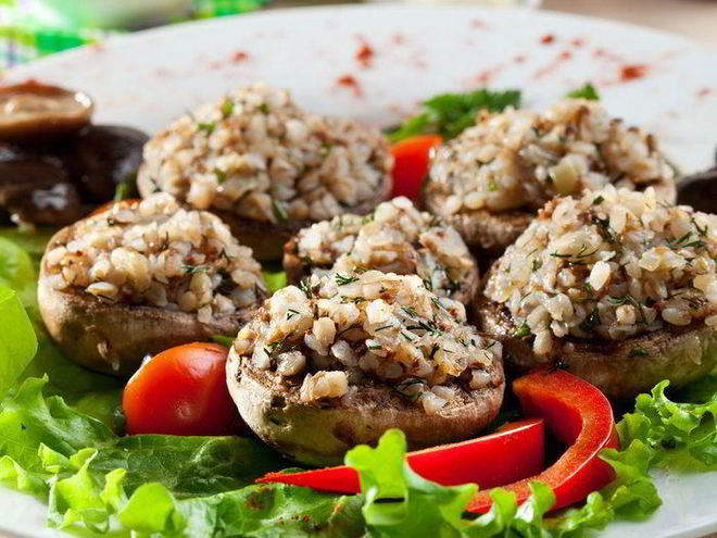 Рецепт фаршированных шампиньонов снимаю шляпу