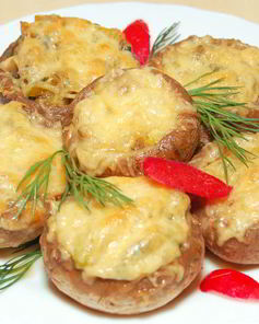 Фаршированные шампиньоны