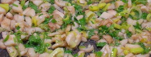 фаршированные шампиньоны. Шаг 3