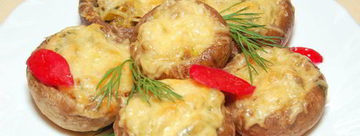 фаршированные шампиньоны. Шаг 7