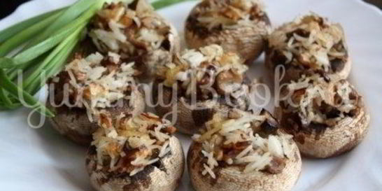 Фаршированые грибы Рисовое чудо