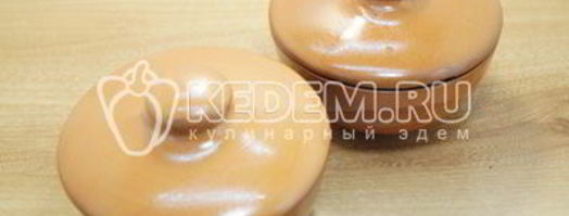 горшочки с грибами в духовке. Шаг 7