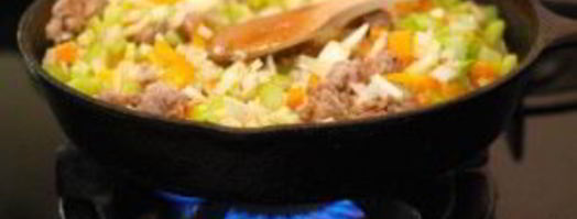 грибы, фаршированные овощной начинкой. Шаг 3