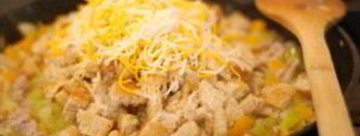 грибы, фаршированные овощной начинкой. Шаг 5