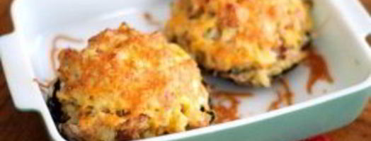 грибы, фаршированные овощной начинкой. Шаг 8