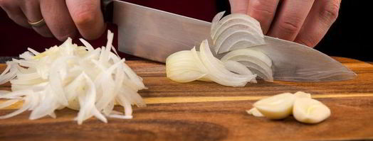 грибы, фаршированные перловкой. Шаг 2