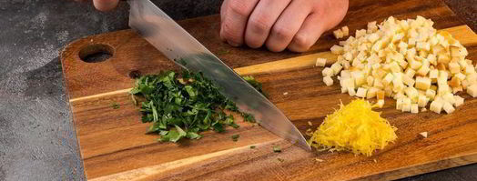 грибы, фаршированные перловкой. Шаг 6