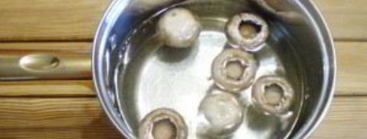 грибы фаршированные в духовке. Шаг 5