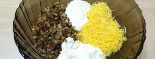 грибы фаршированные. Шаг 16