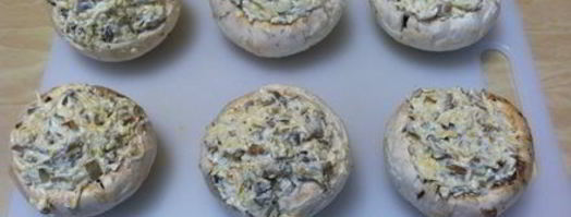 грибы фаршированные. Шаг 18