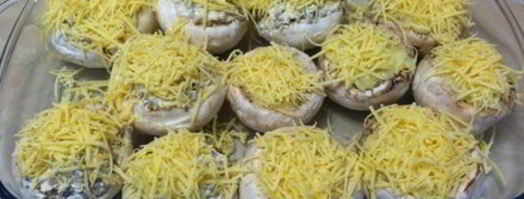 грибы фаршированные. Шаг 19