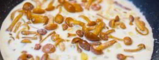 грибы лисички. Шаг 6