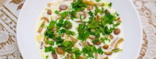 грибы лисички. Шаг 7