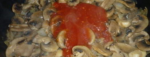 грибы по-болонски. Шаг 3