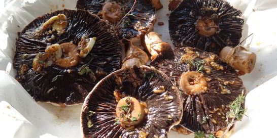 Грибы портобелло запеченные