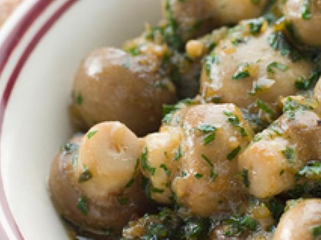 Рецепт грибов с чесноком