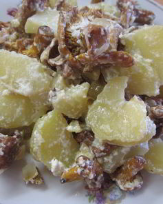 Грибы с картошкой в сметане