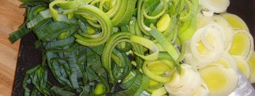 грибы с пореем, запеченные под сливочным соусом. Шаг 3