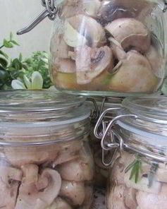 Грибы с розмарином