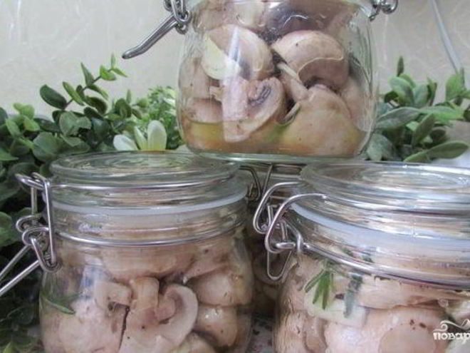 Рецепт грибов с розмарином