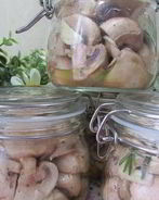 Грибы с розмарином