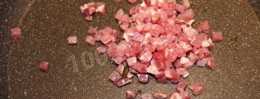 грибы с ветчиной. Шаг 4