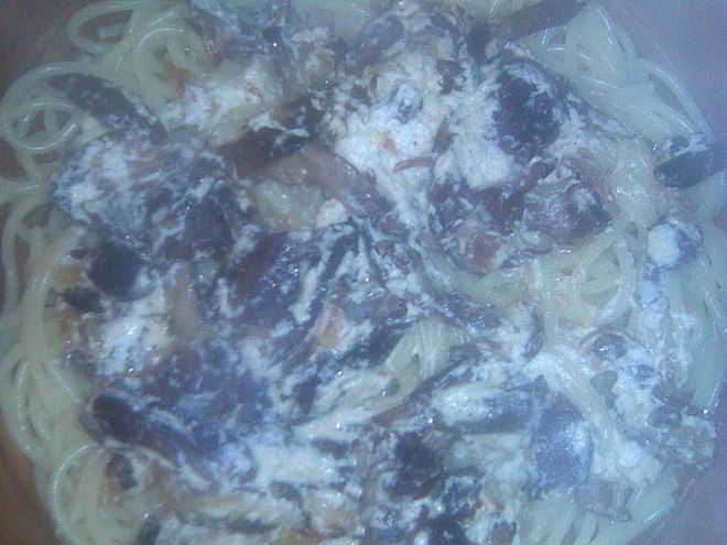 Рецепт грибов в сливочном соусе