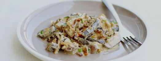 грибы в сметане. Шаг 8