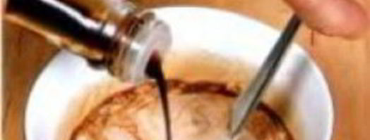 грибы в сухарях, с рисовой лапшой и салатом фризе. Шаг 6