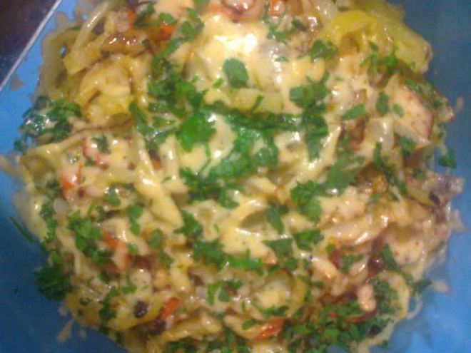 Рецепт грибов запеченных с овощами