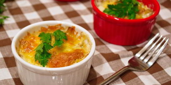 Грибы, запеченные с сыром