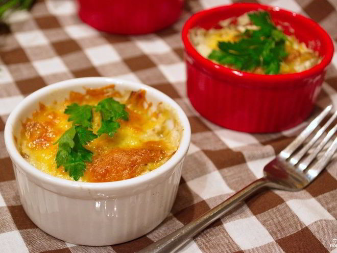 Рецепт грибов, запеченных с сыром