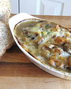 Грибы запеченные в сметане