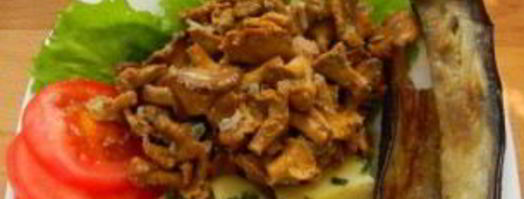 лисички, запеченные в сметане. Шаг 2