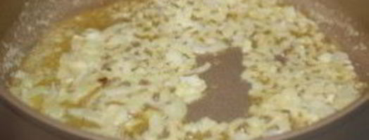 лисички, жареные с рисом. Шаг 3