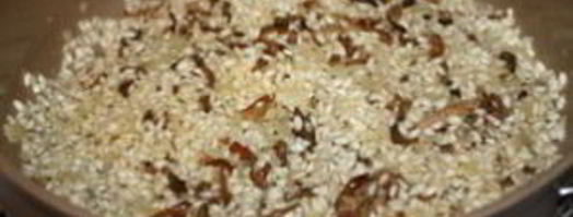 лисички, жареные с рисом. Шаг 5