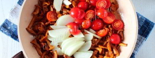 лисички жареные в сметане. Шаг 5