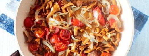 лисички жареные в сметане. Шаг 6