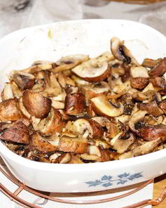 Манитарья ладолемоно — грибы с оливковым маслом и соком лимона