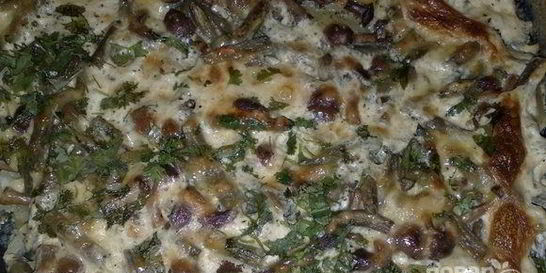 Опята в духовке