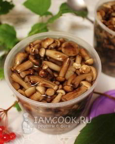 Опята в сладком маринаде