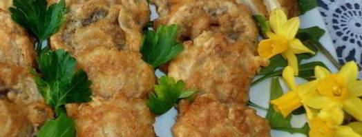 отбивные из шампиньонов. Шаг 3