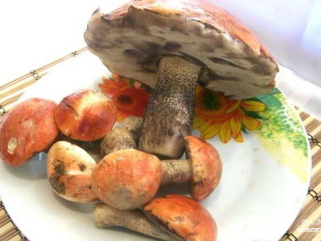 Рецепт подосиновиков, жареных с луком