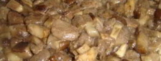 подосиновики, жареные с луком. Шаг 3