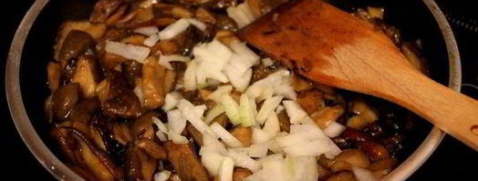 подосиновики жареные. Шаг 8