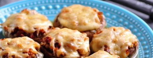 шампиньоны, фаршированные курицей и сыром. Шаг 7