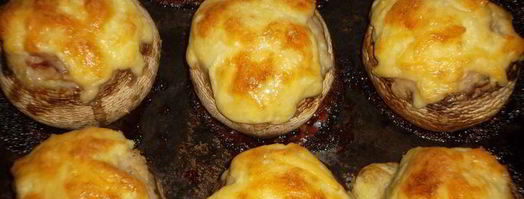 шампиньоны, фаршированные мясом. Шаг 8