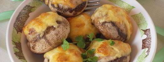 шампиньоны, фаршированные мясом. Шаг 10